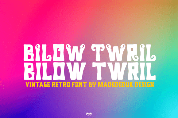 Billow Twirl: A Font That Elevates Branding with Vintage Charm