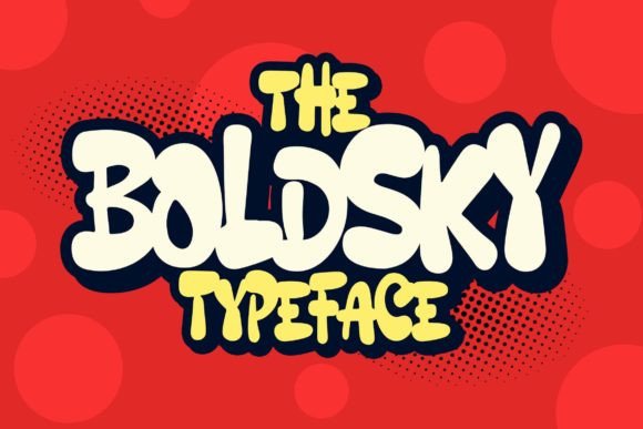 Boldsky: A Vibrant Display Font for Digital Branding