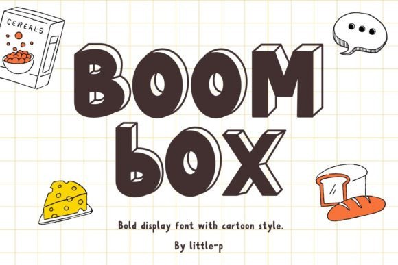 Boom Box: A Playful Display Font for Editorial Design
