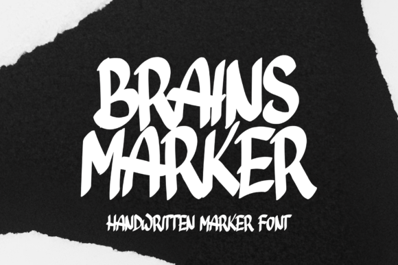 Brains Marker: A Font That Speaks to Your Brand