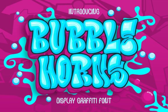 Bubble Horns Graffiti: A Font That Speaks Volume