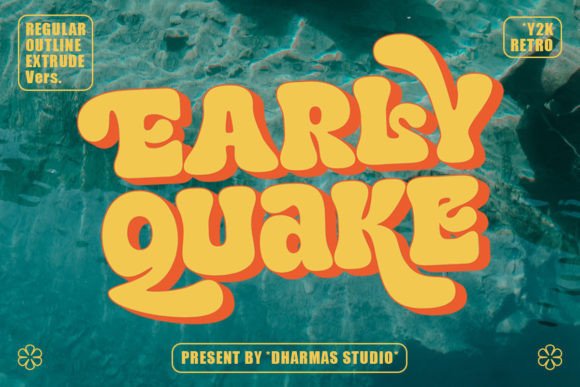 Early Quake: A Font That Brings Retro Vibe to Every Project