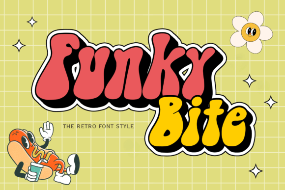 Funky Bite: A Vibrant Font for Crafting with Personality