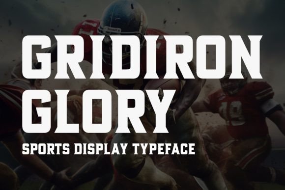 Gridiron Glory: A Font That Elevates Branding with Power and Elegance