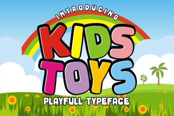Kids Toys Bold: A Playful Font for Editorial Design