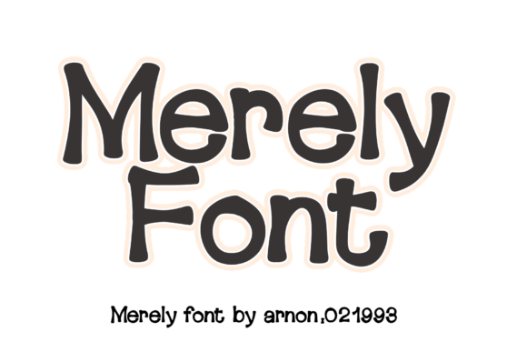 Merely: A Display Font for Modern Web Design