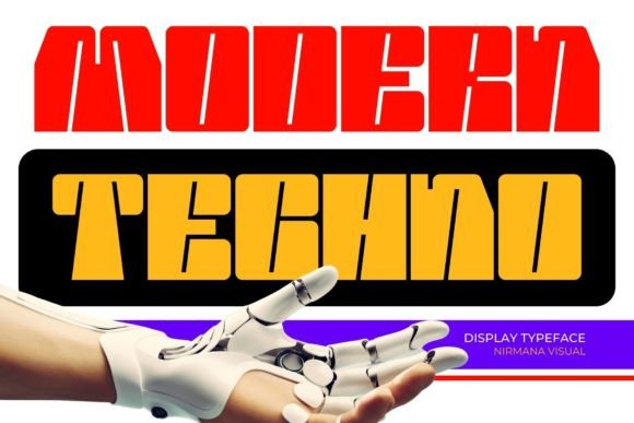 Modern Techno: The Font That Elevates Your Brand