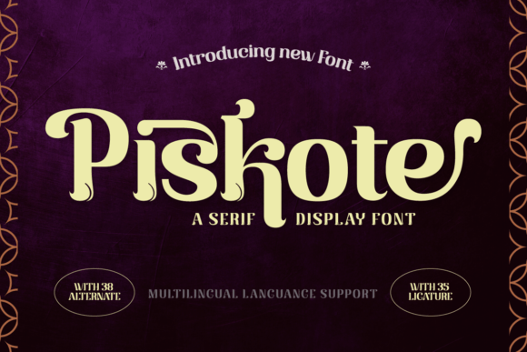 Piskote: The Font That Elevates Your Brand