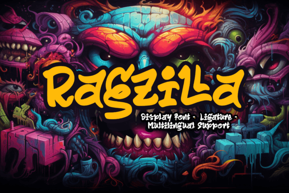 Ragzilla: A Bold Display Font for Web Design