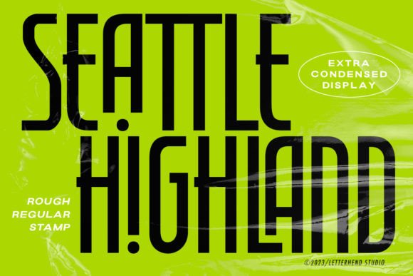 Seattle Highland: A Font That Elevates Every Craft Project