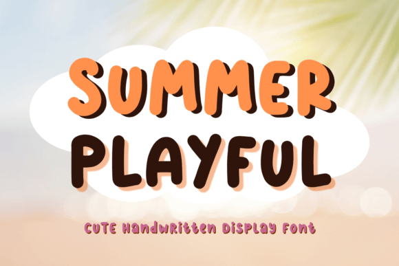 Summer Playful: A Display Font for Editorial Creativity