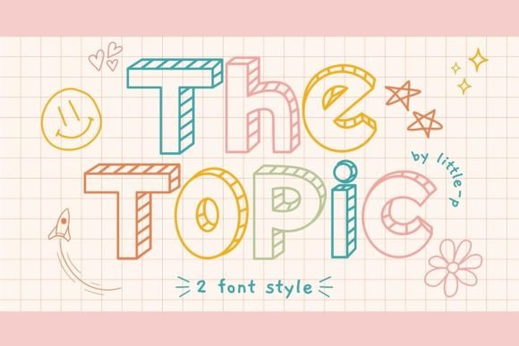 The Topic: A Display Font for Stronger Brand Communication