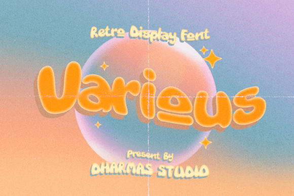Various: A Retro-Inspired Display Font for Modern Web Design