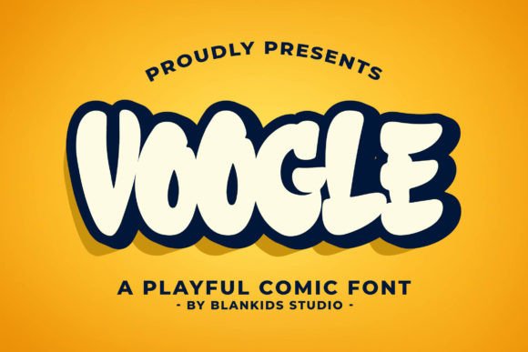 Voogle: A Bold Display Font for Digital Creativity